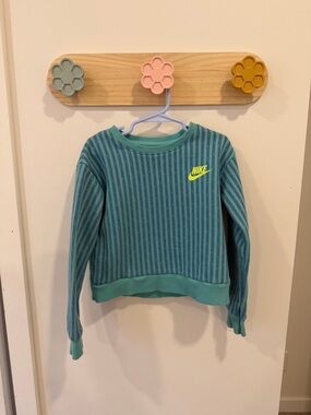 Nike Teal Youth Pullover with White Logo